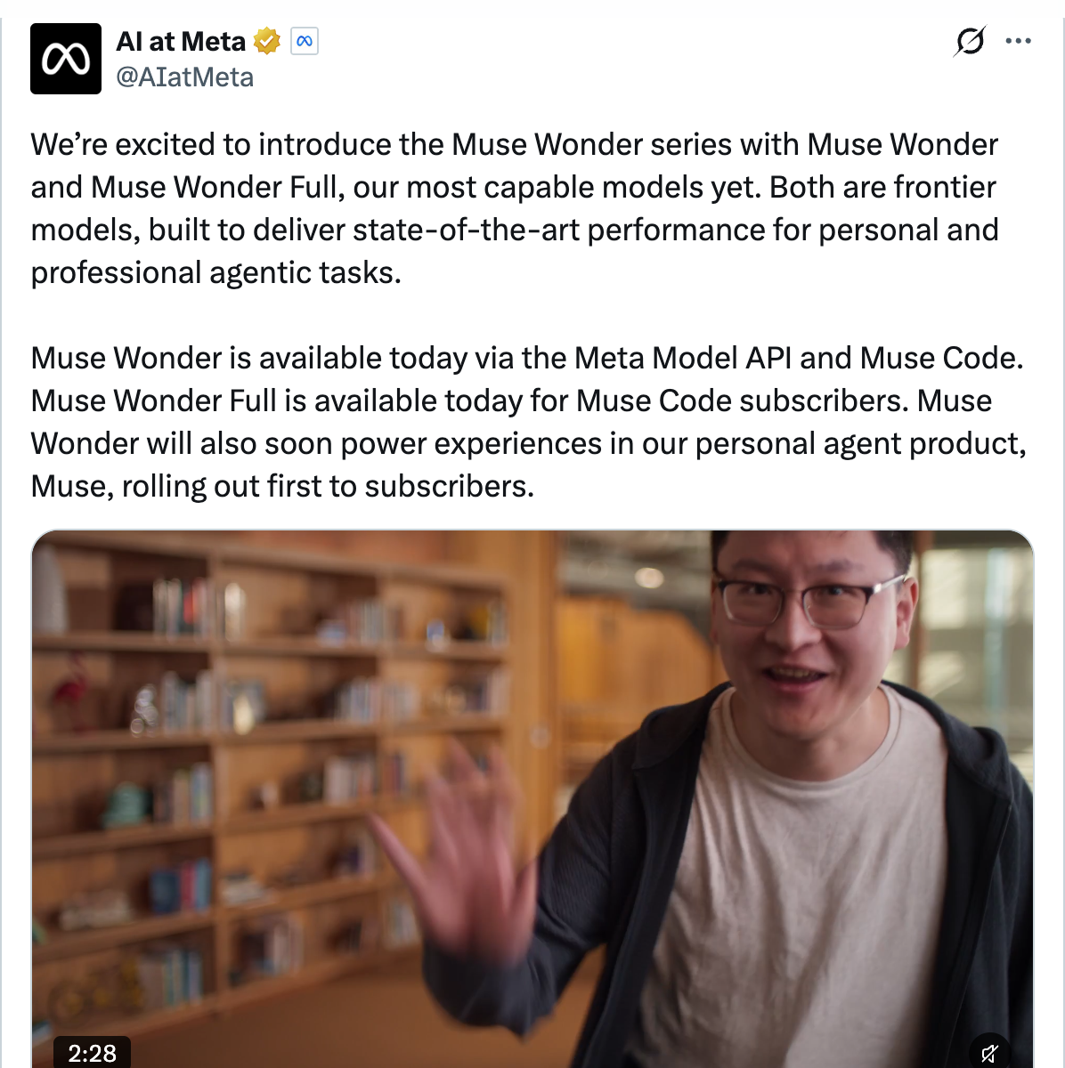Meta's Muse Wonder Scores Big and Delivers Little